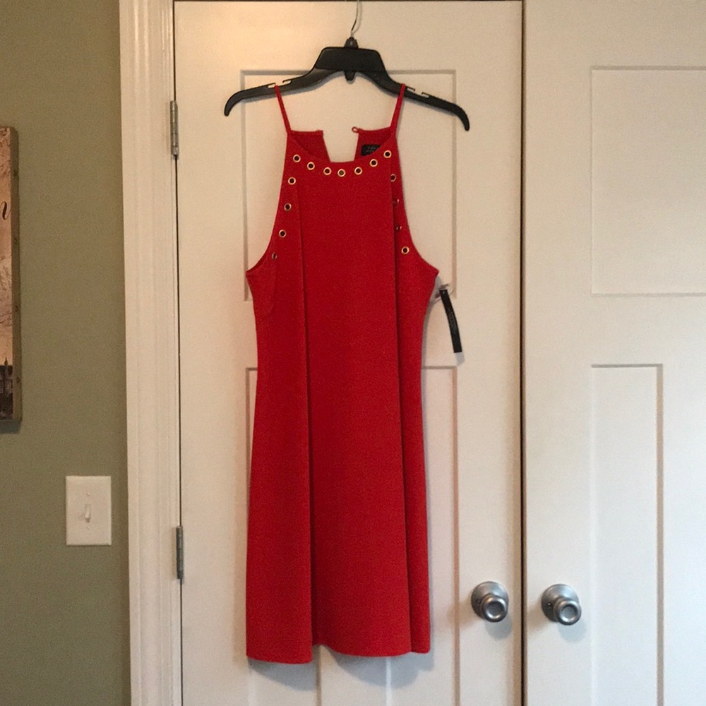New with Tags - orange/red Tahari dress